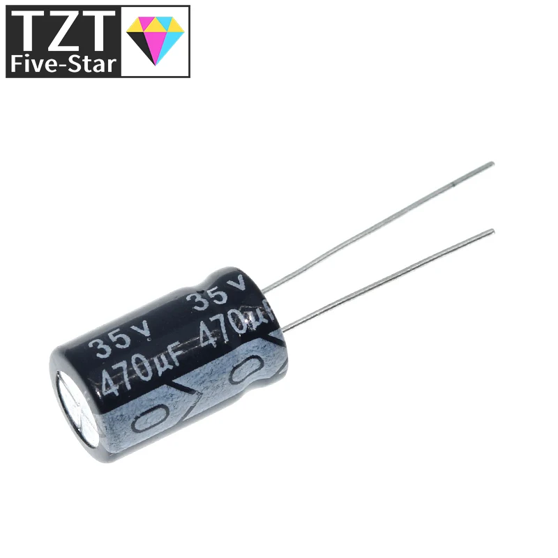 10/30 Stück, hochwertige 35V470UF 10*17mm 470UF 35V 10*17 Elektrolytkondensatoren – Detail 3