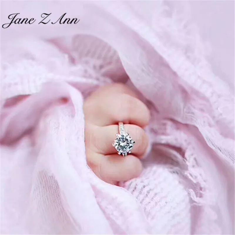 Jane Z Ann-collar de perlas de simulación de disparo para bebé recién nacido, pulsera, anillo de diamantes, reloj de ganchillo, accesorios de