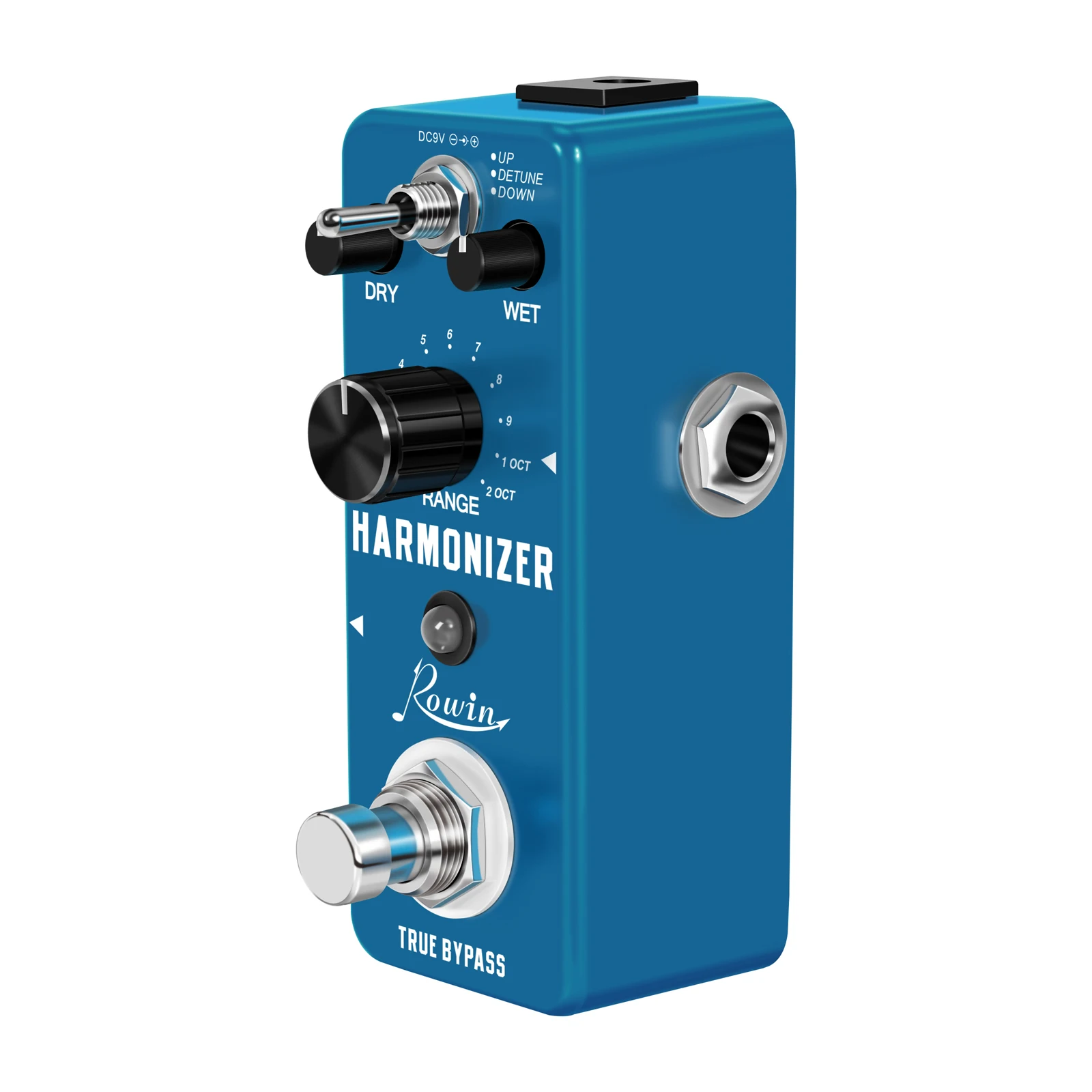 Rowin-Guitar Harmonizer Pedal, Digital Pitch Effect Pedals, Original Signal to Create Harmony, Pitch Shift Detune