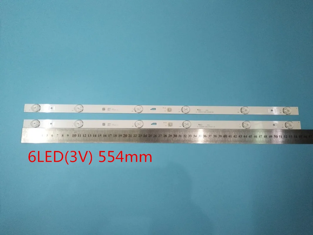 100% nova 2pcs/Kit LED tiras para INSIGNIA 32 TV NS 32DR310NA17 4C LB320T JF3 4C LB320T JF4 4C LB320T HR4 4C JL.D32061330 004AS M