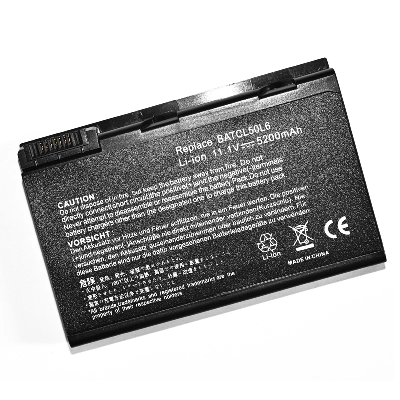 Laptop Battery for Acer Travelmate BATCL50L BATCL50L6 2450 2490 4200 4230 4260 4280 5210 5510 BATBL50L4 BATBL50L6 BATBL50L8H