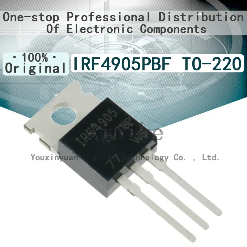 

10/Pcs New Original IRF4905PBF TO-220 IRF4905 P channel direct insertion MOSFET field effect tube