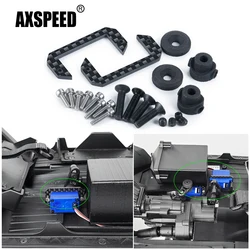 AXSPEED Kit di protezione Servo in fibra di carbonio per Axial SCX10 III Jeep Gladiator Wrangler 1/10 RC Crawler modello di auto parti di aggiornamento