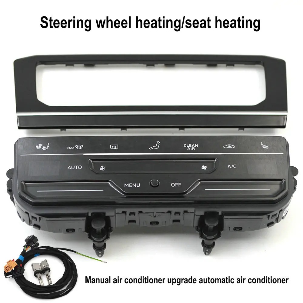 LCD-aanraakscherm automatisch airconditioningpaneel Automatische AC-airconditioningschakelaar voor VW Tiguan MK2