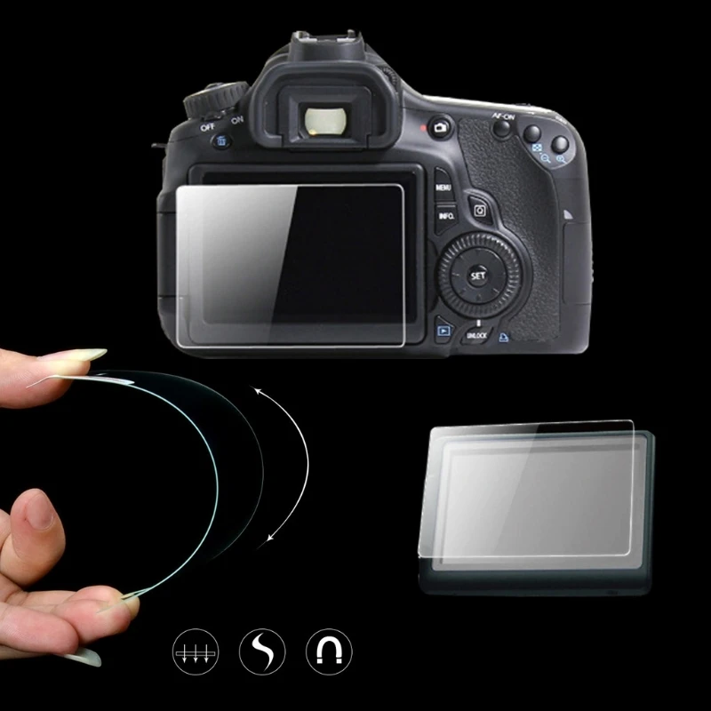 หน้าจอป้องกันกระจกนิรภัยจอ LCD สำหรับ Nikon D7100 D750