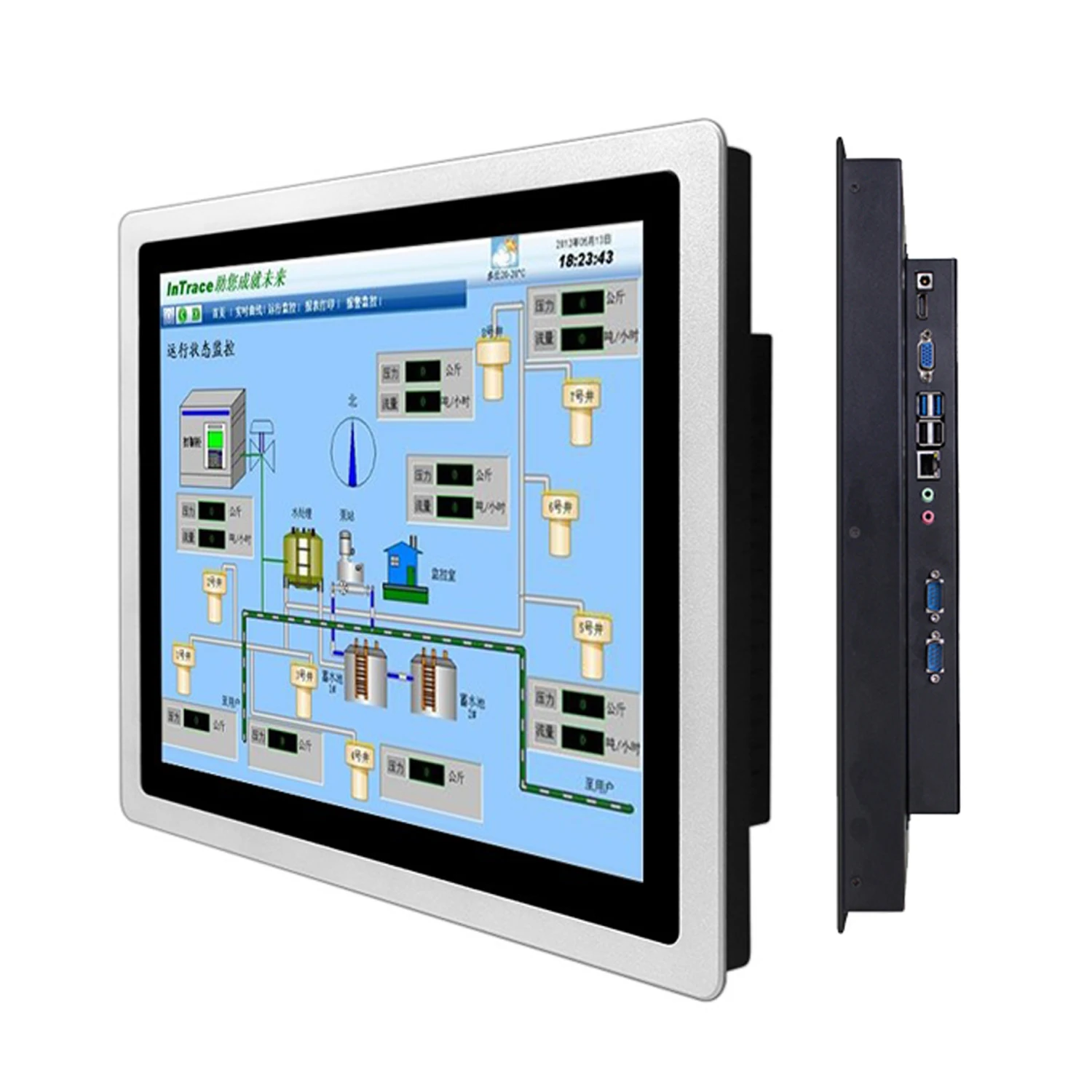 

17 Inch Embedded Industrial All-in-one PC Panel Tablet Computer with Capacitive Touch Screen Core i5-3337U Win10 Pro 1280*1024