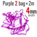4mm 2 bolsas  Morado