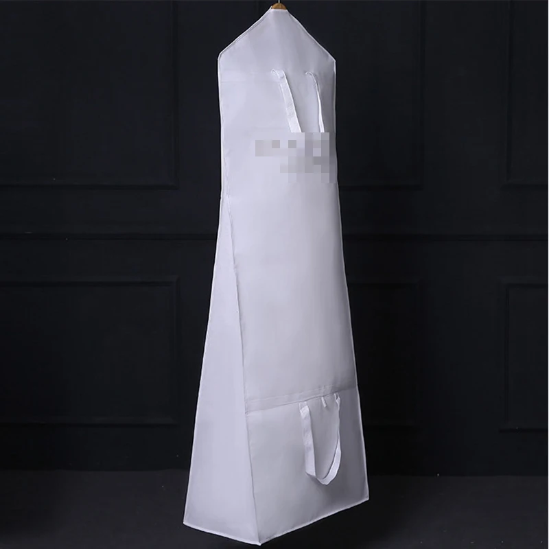 180cm Large Size Wedding Dress Dust Cover Thickened Portable Folding Dustproof Cover Garment Storage Bag Long Bridal Gown Bags