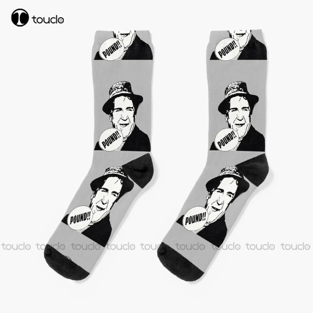 

Pound Carry On Peter Butterworth Socks Mens Socks Crew Christmas New Year Gift Unisex Adult Teen Youth Socks 360° Digital Print