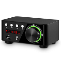 50WX2 Power Amplifier Board Bluetooth-compatible TPA3116 Receiver Stereo 12V Home Car Audio Amp USB U-disK TF Music Card Player