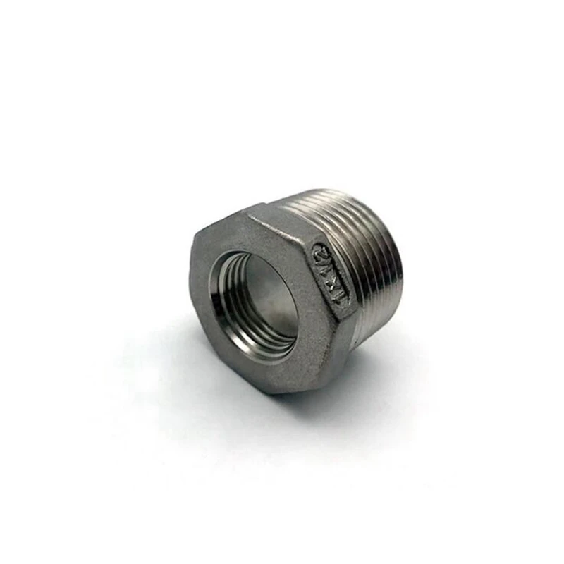 NPT Female Thread 304 Stainless Steel Reducing Bushing DN6 - DN50 Water Pipe Fitting SS304 Sleeve Joint Connector