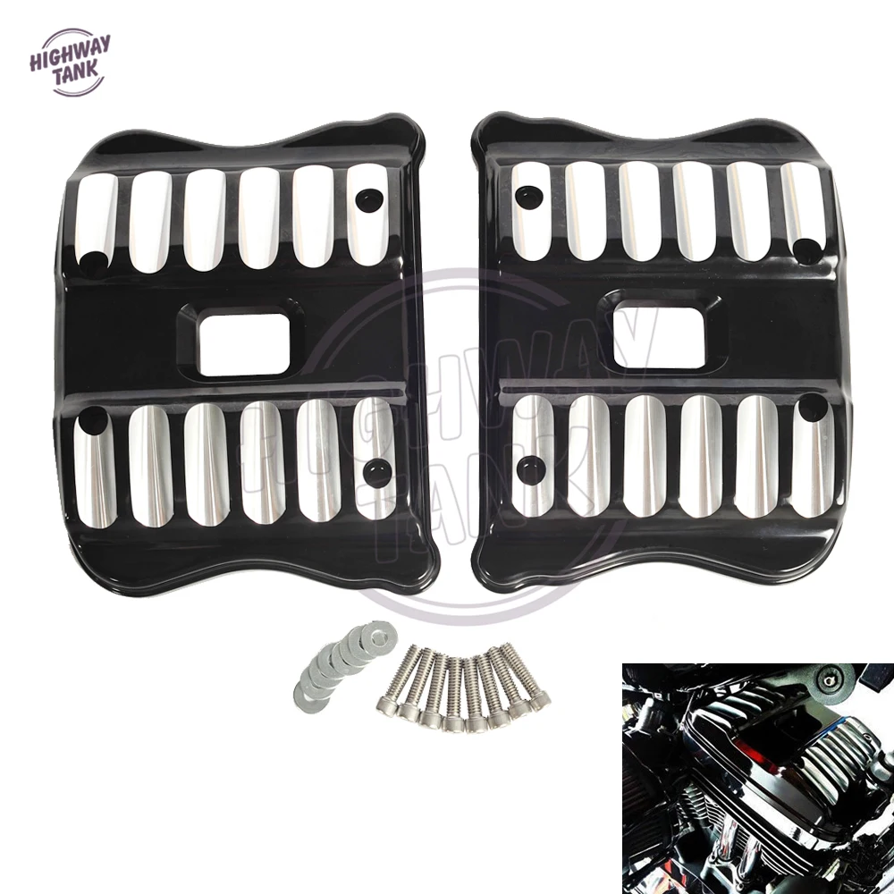 

Черные чехлы на мотоцикл Rocker Box, чехол для Harley Sportster sevстки Two Custom XL 1200 883 2004-2017