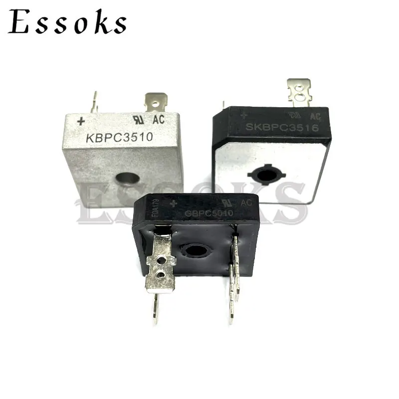 2PC Diode Bridge Rectifier KBPC5010 KBPC3510 KBPC2510 KBPC1510 GBPC3510 GBPC5010 SKBPC3516 SKBPC5016 15A 25A 35A 50A 1000V 1600V