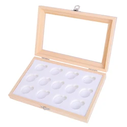 Luxury Rectangular Wooden Wedding Arras Display For Unity Coin Set Collection Box Arrhae Arraz Las Arras Harras Case