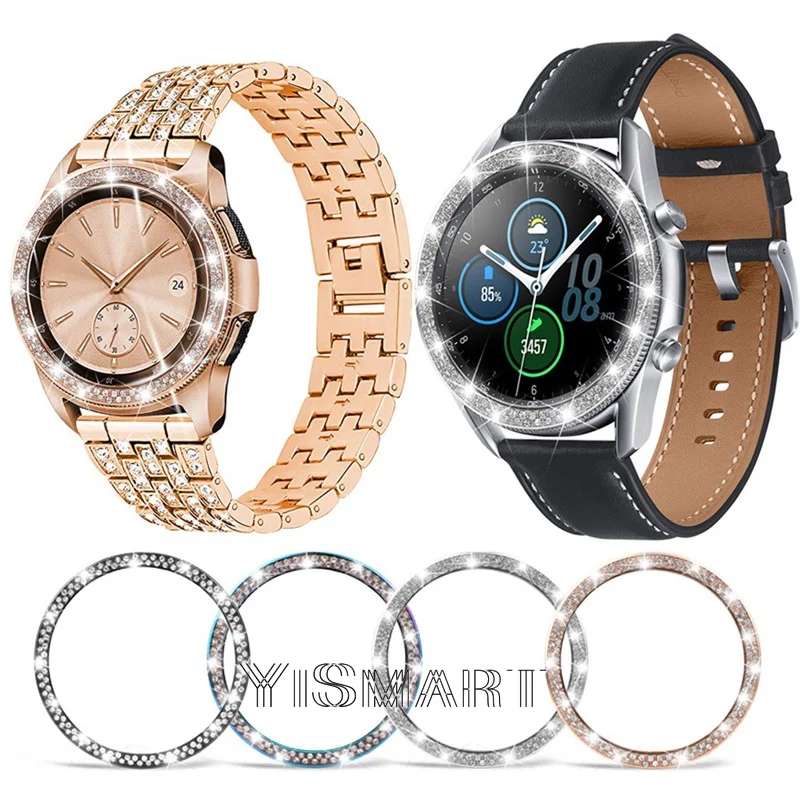 Bling Diamond Bezel Ring for Samsung Galaxy Watch 4 Classic 46mm 42mm Watch Bezel Protection Cover for Galaxy Watch 3 45mm 41mm