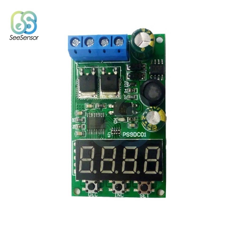 PS9DC01 DC 6-30V 15A Battery Discharge Protection Module Multipurpose Battery Discharge Protector for Lead-acid Lithium Battery