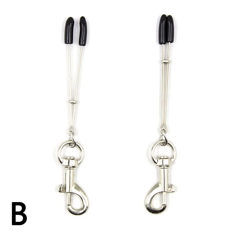 Adjustable Steel Bars Nipple Clamp Clitoris Stimulator BDSM Fetish Flirting Bondage Breast Labia Clips Clit Clamps Accessories