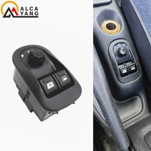 6554.WA Botón de interruptor de ventana eléctrico para Peugeot 206 1998-2016 6554WA 6552.WP 96622541 XT XT- mostrar título original