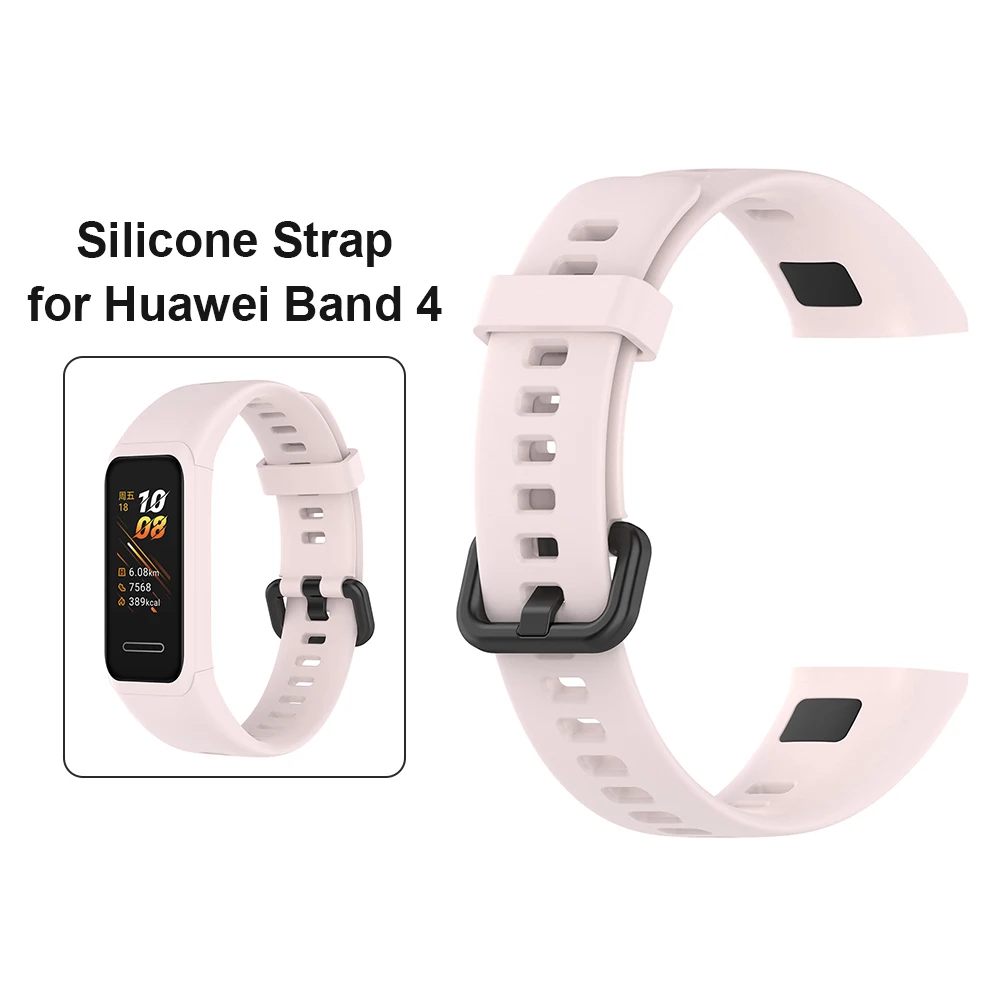 لينة سيليكون حزام (Band) ساعة حزام قابل للتعديل سوار استبدال معصمه ساعة ذكية لهواوي 4/هواوي الشرف 5i اكسسوارات