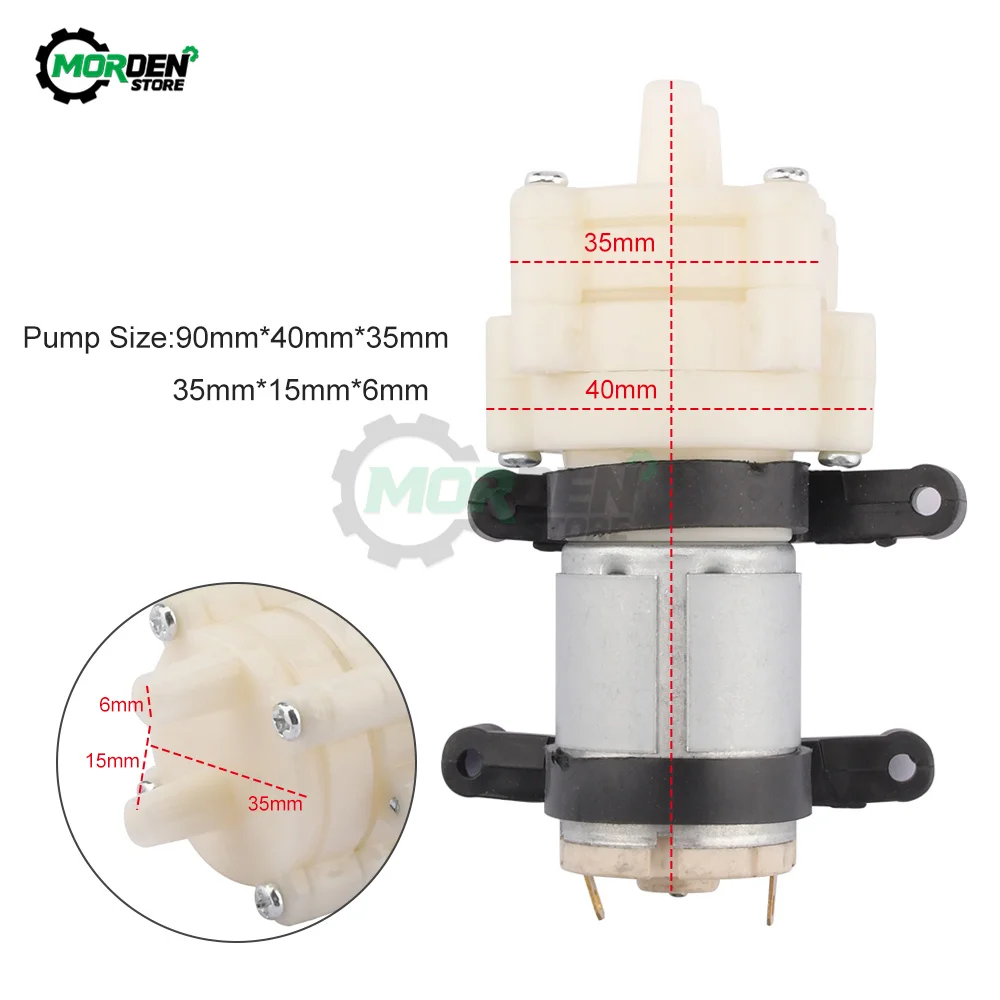 Priming Diaphragm Mini Pump Spray Motor 12V Micro Pumps For Water Dispenser Max Suction  Power Supply