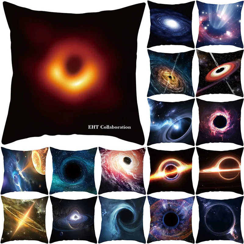 

Explosive cosmic black hole printing pillowcase batch launch telescope sofa cushion cover pillow covers decorative