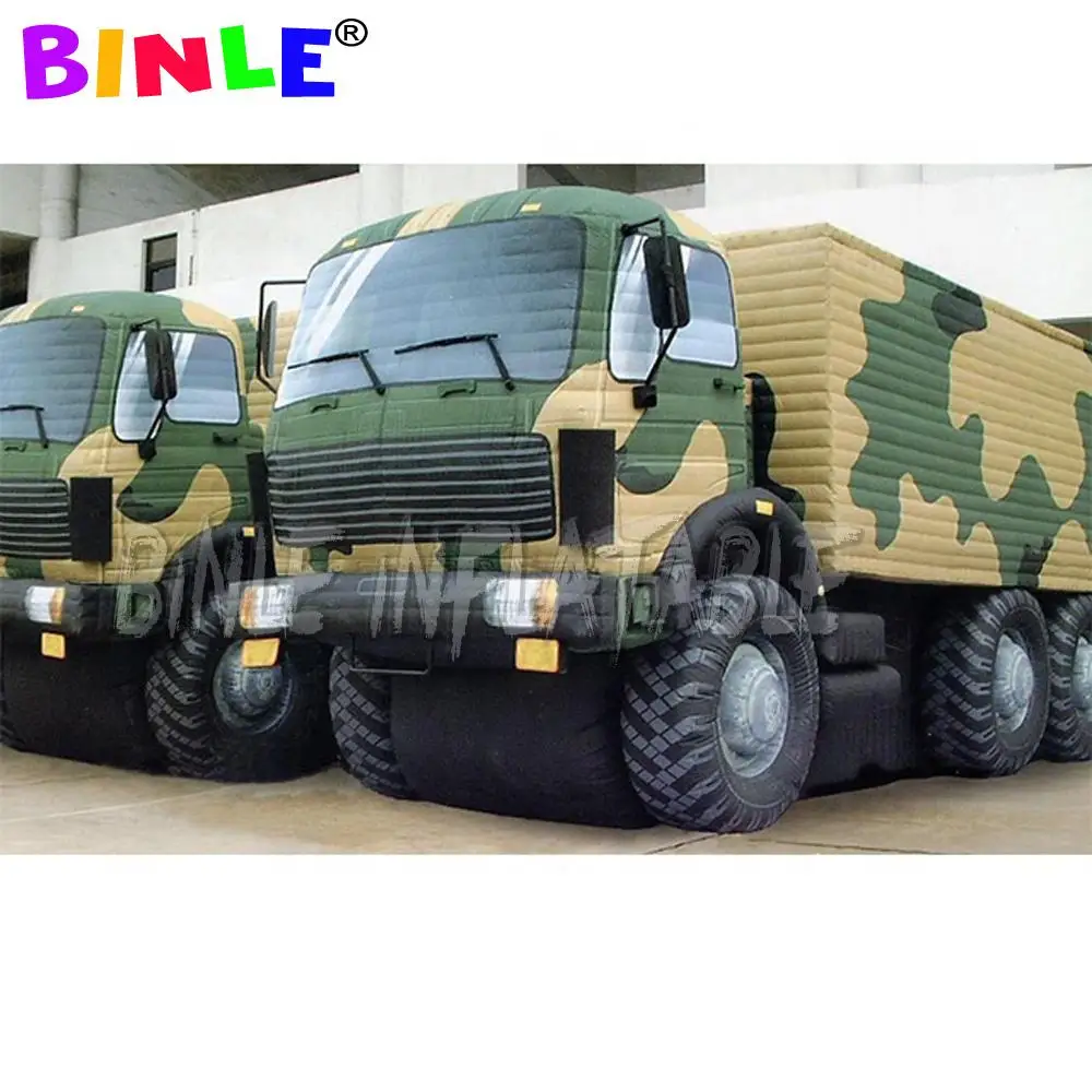 Cool ideas camouflage inflatable jeep car,Off-road military vehicle model for event advertising