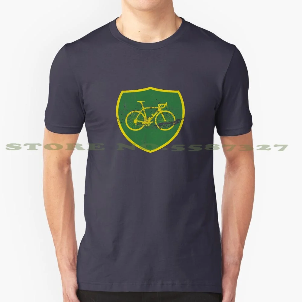 Bp Bike Logo 100% Pure Cotton T-Shirt Popular 100 Top Most Cool Retro Vintage Emblem Logo Motif Art Bicycle Cyclist Cycling