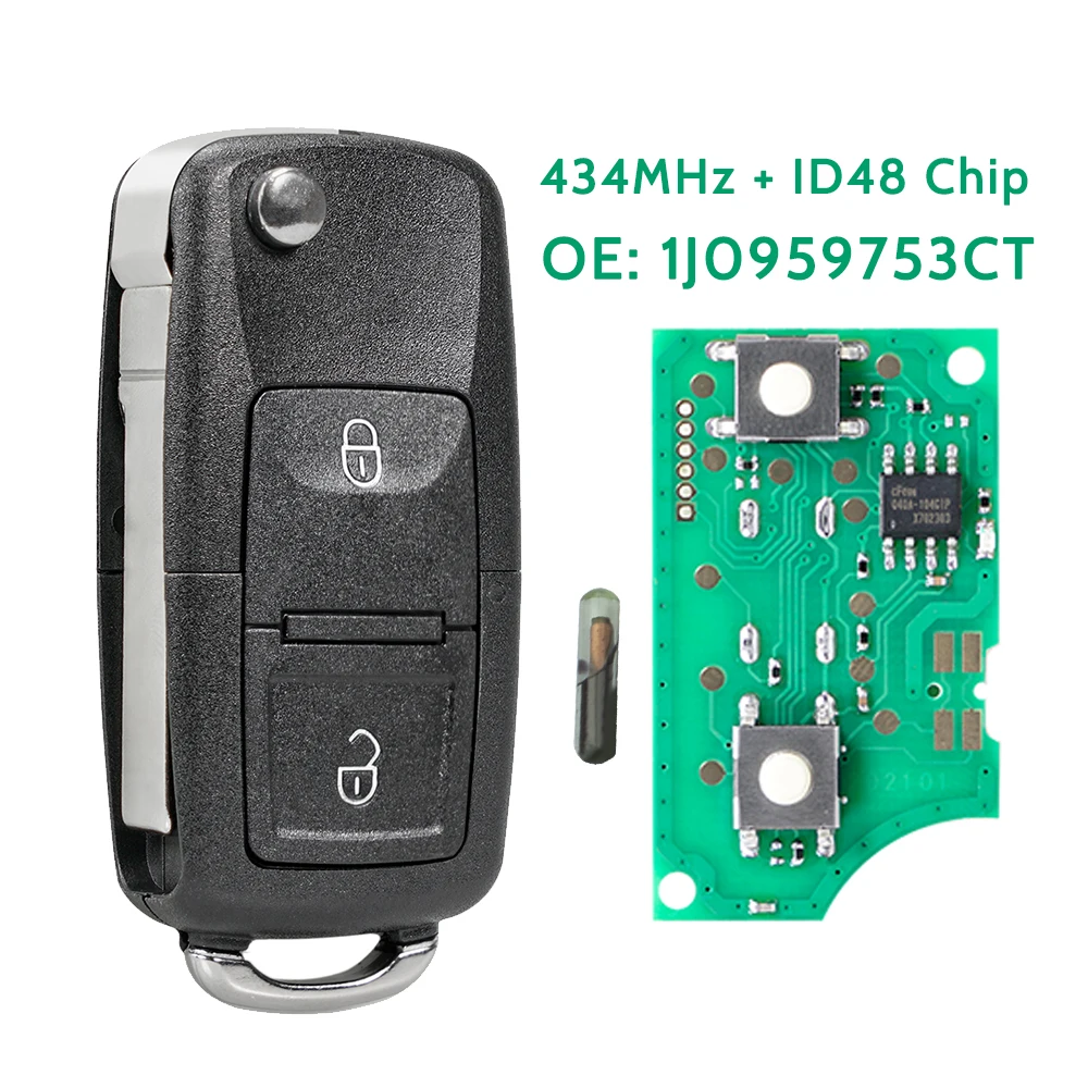 1J0959: A Melhor Opção para Controle Remoto de Carro VW BORA, GOLF 4, POLO T4