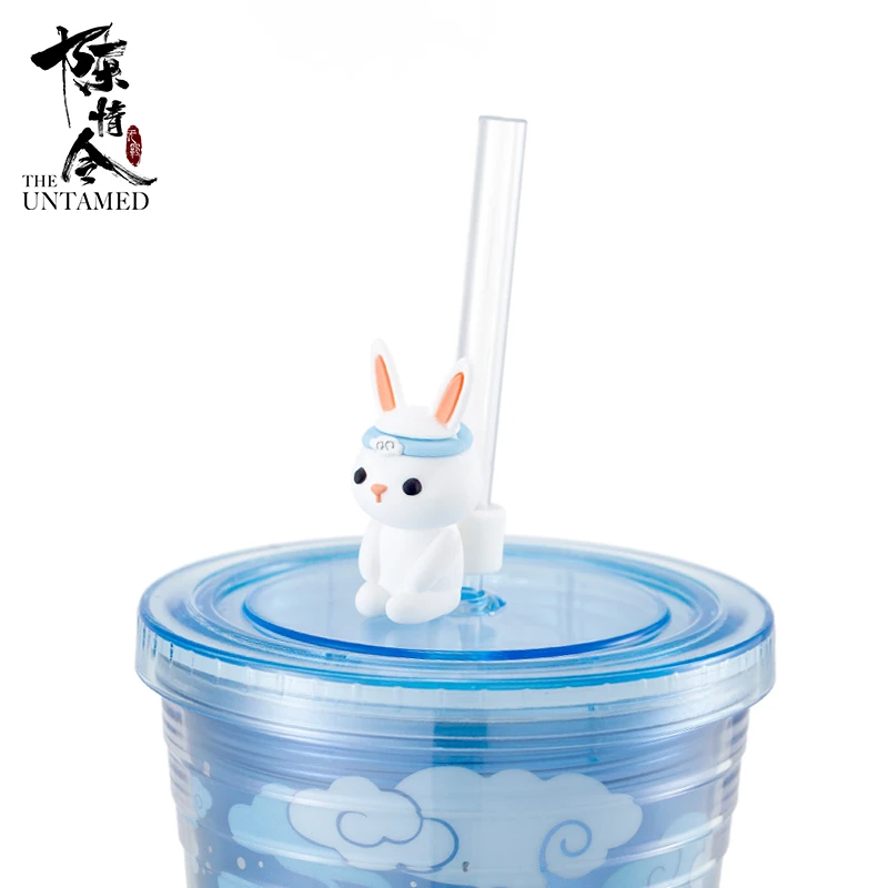 Anime Grandmaster of Demonic Cultivation Lan Wangji Rabbit Drink Cups Water Bottles Drinking Cup Cartoon Student Cup Gifts