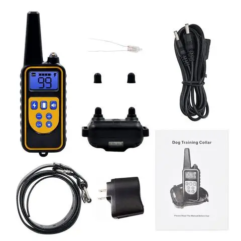 Hundehalsband, elektrisches Hundetrainingshalsband, wiederaufladbares LCD-Display für Haustier-Trainingshalsband aller Größen – Detail 4