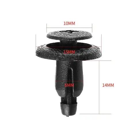 30PCS Plastic Screw For Honda Plastic Screw Fasteners Clips Fairing 90683-GR1-003 90683-MBW-00 Car Motorcycle Parts