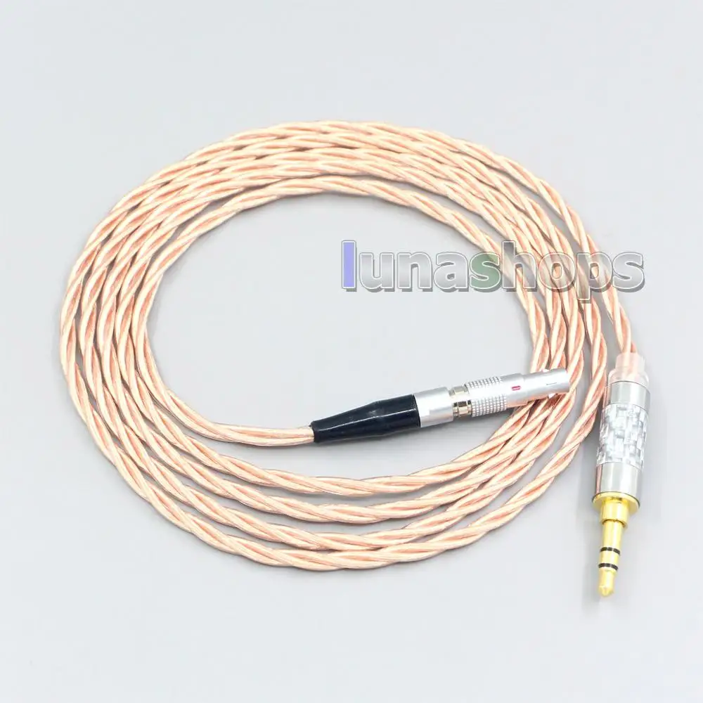 Silver Plated OCC Shielding Coaxial Earphone Cable For AKG K812 K872 Reference Headphone Headset LN007152