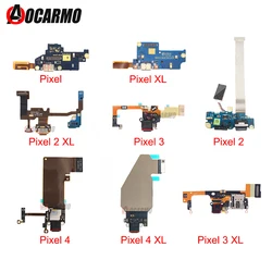 Base de carga USB tipo C para Google Pixel 2, 3, 4, 4A, 2XL, 3XL, 4XL, puerto de carga, micrófono inferior, Cable flexible, piezas de repuesto