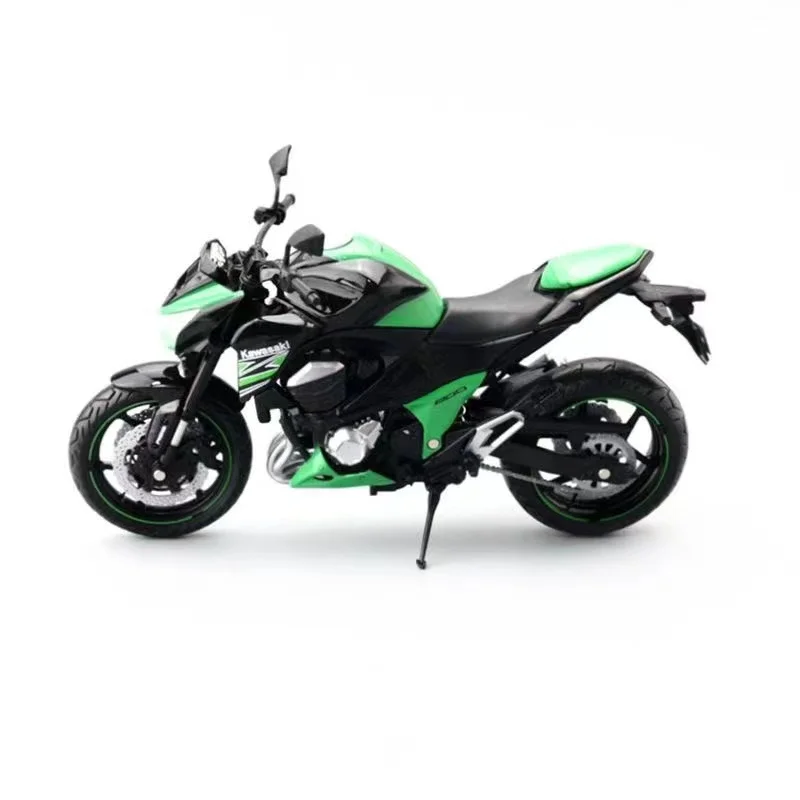 1/12 Kawasaki Ninja Z800 Racing Cross-country Motorcycle Model Simulation Alloy Toy Street Motorcycle Model Collection Kids Gift