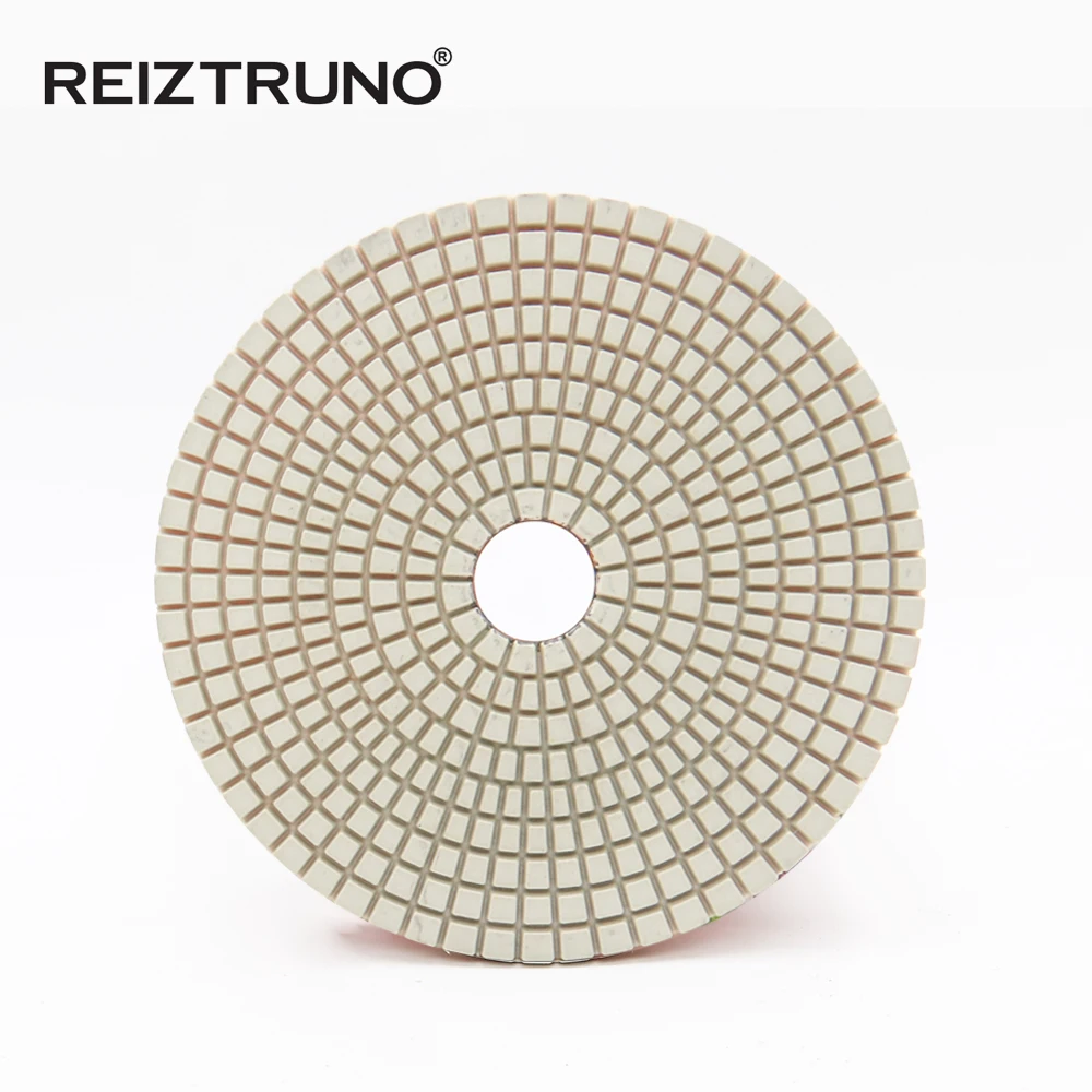 3Pcs REIZTRUNO 4นิ้ว100มม.แผ่นขัดเปียกสำหรับขัดหินอ่อนหินแกรนิต,ควอตซ์,หินธรรมชาติเครื่องมือขัด,ใช้เปียก