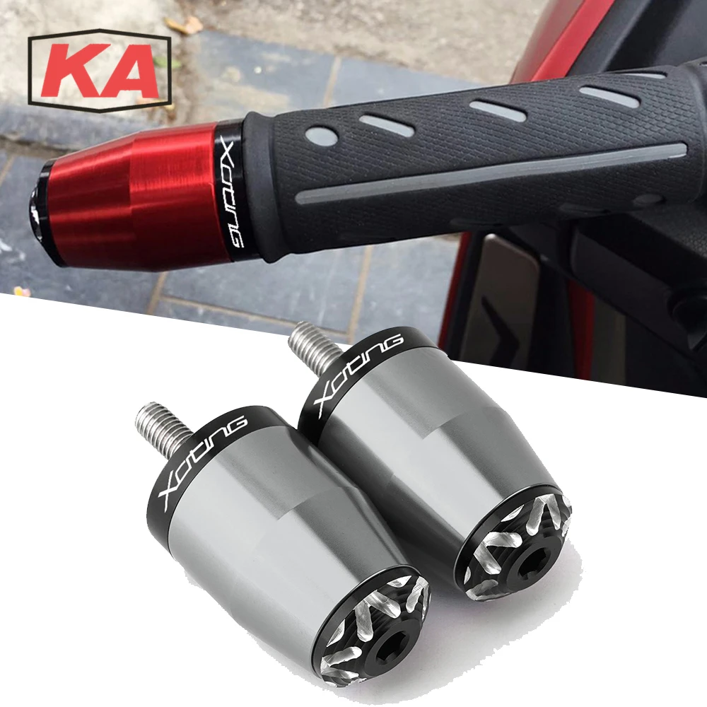 

Motorcycle Accessories For KYMCO XCITING 250 300 400 400i 400S 500 550 CNC Aluminum Handlebar Grips Handle Bar Cap End Plugs