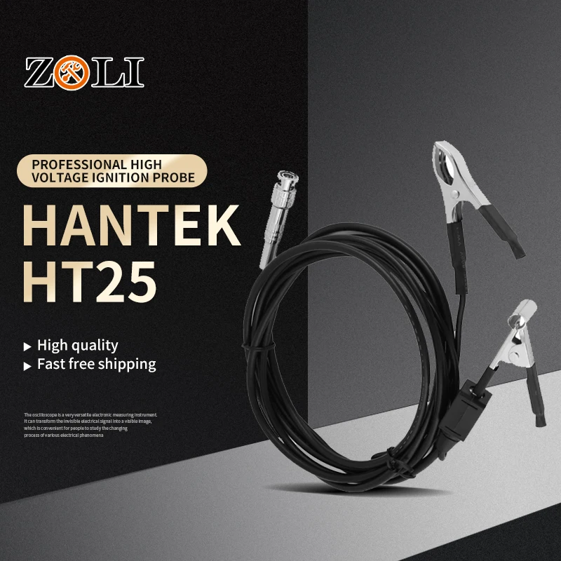 Hantek Original Oscilloscope Probe Kit Automotive Oscilloscope Test Probe  Ignition Capacitive decay of up to 10000:1 HT25