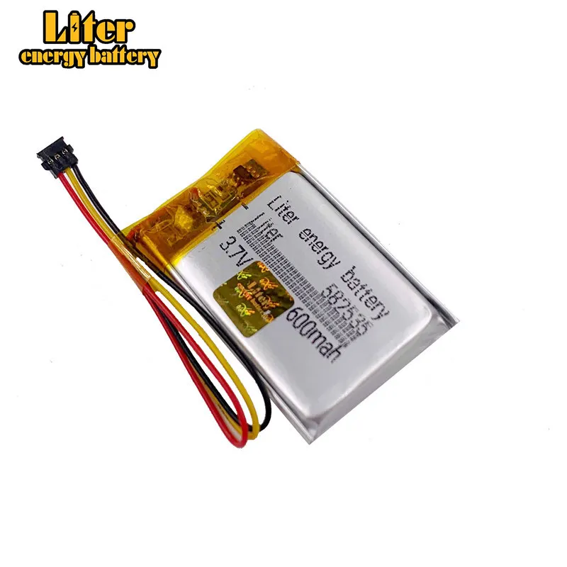 MODEL 582535 SP5 3.7V 600mAh akumulator bateria do hp rejestrator jazdy papago f320 f300 QStar A5 DVR 602535