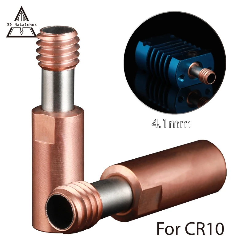 

3D Matalchok 3D Printer CR10 Crazy Heat Break Throat Long Distance Bowden Tube For Ender 3 PRO CR-10S ENDER 5 Hotend