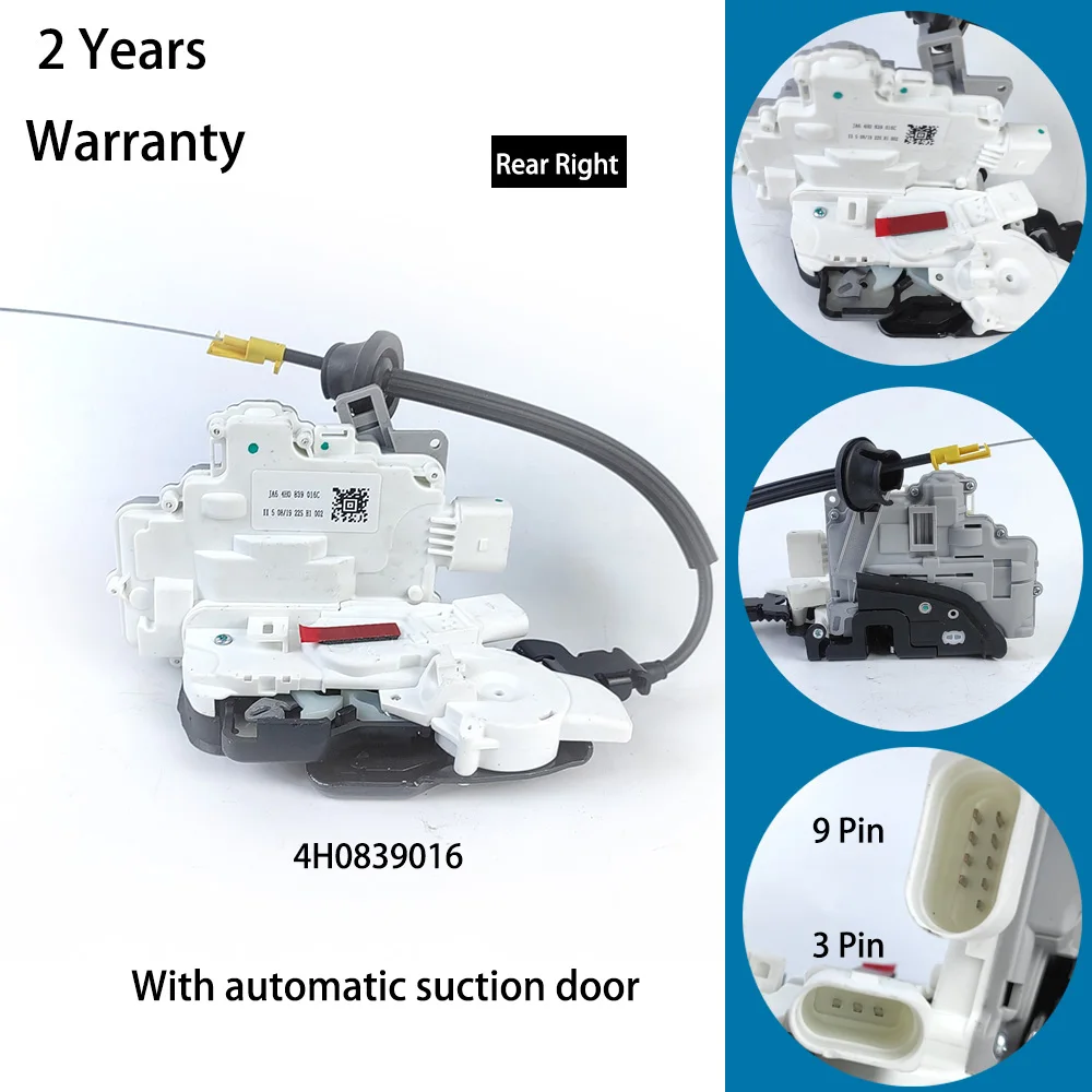 Door Lock Actuator with Automatic suction door 4G1837015B 4G1837016B 4G8839015A 4G8839016A For Audi A6 RS7 A7 A8