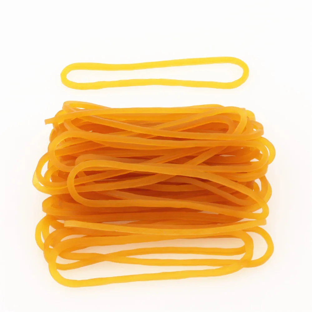 High quality 905 Yellow Rubber Bands Elastic Rope Tapes Adhesives Office Students School Stationery Supplies