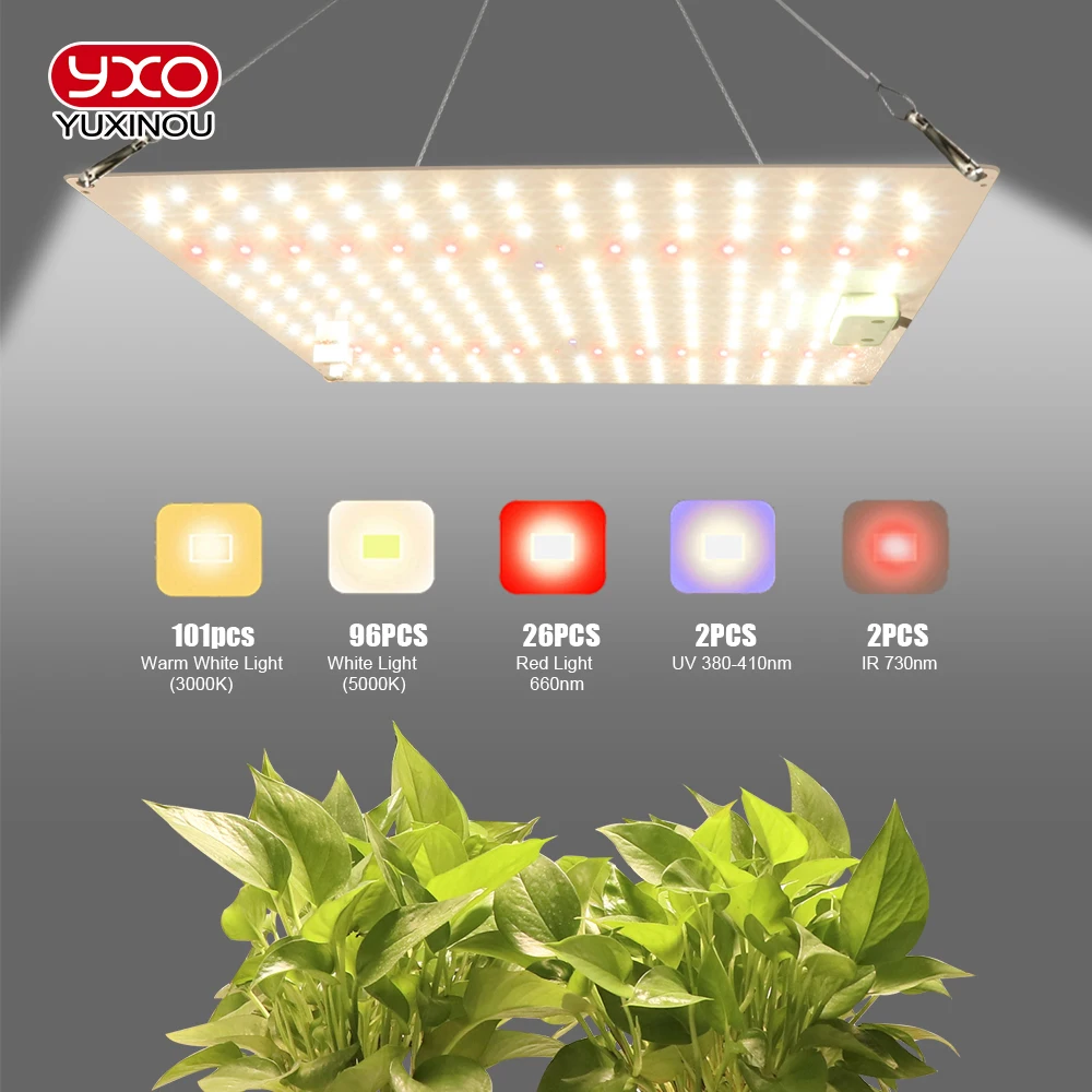 Samsung LED Grow Light Bar Quick Connect 650W Full Spectrum Growing Lamp for Indoor Plants Grow Tent Hydroponic Greenhouse