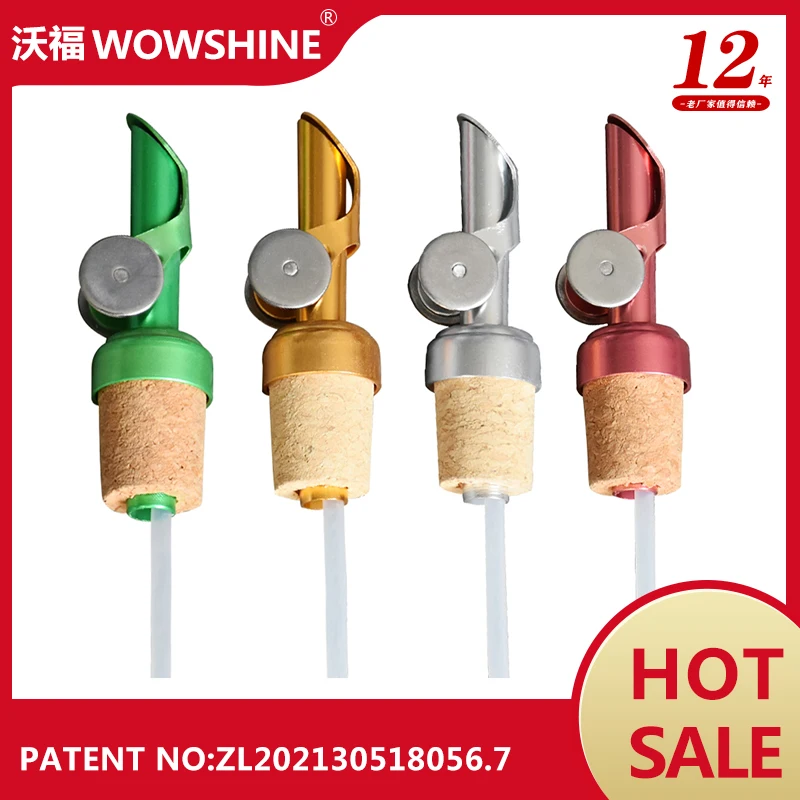 Patent Item FREE SHIPPING 10pcs/Lot  High Quality Delicacy Colorful Liquid Wine Pourer / Oliver Oil Spout