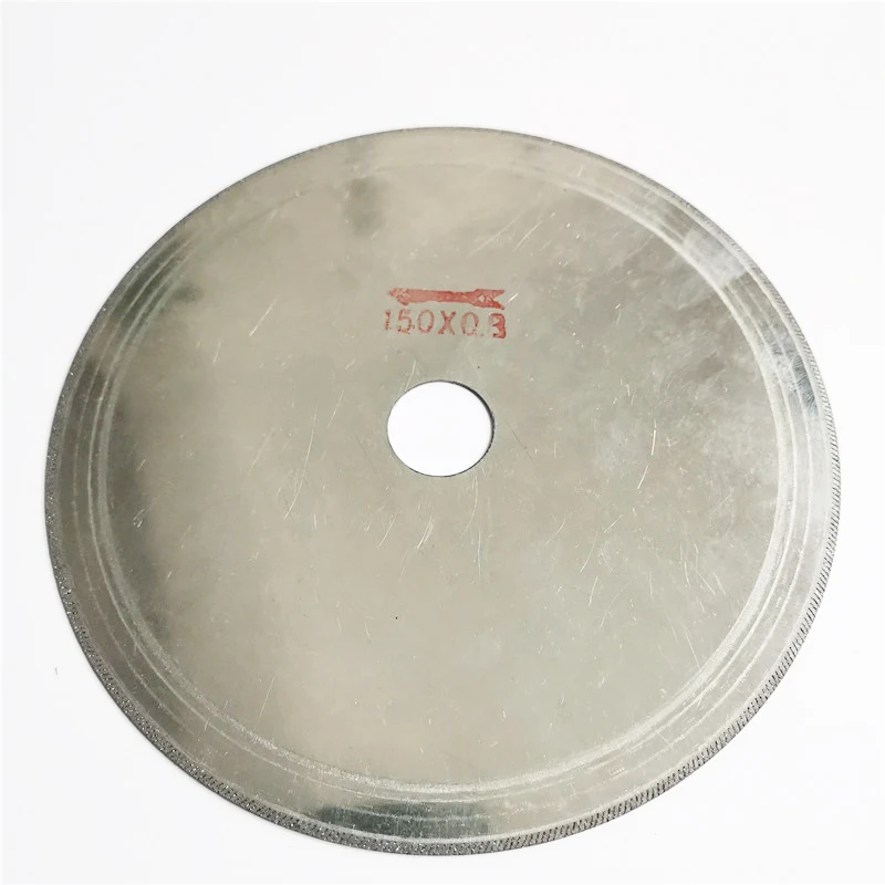 1Pcs Ultra-Thin Circularเพชรใบมีด3/4/5/6/8นิ้วตัดArbor Discตัดหยกแผ่นสำหรับAgateอัญมณีแก้วหินSlits
