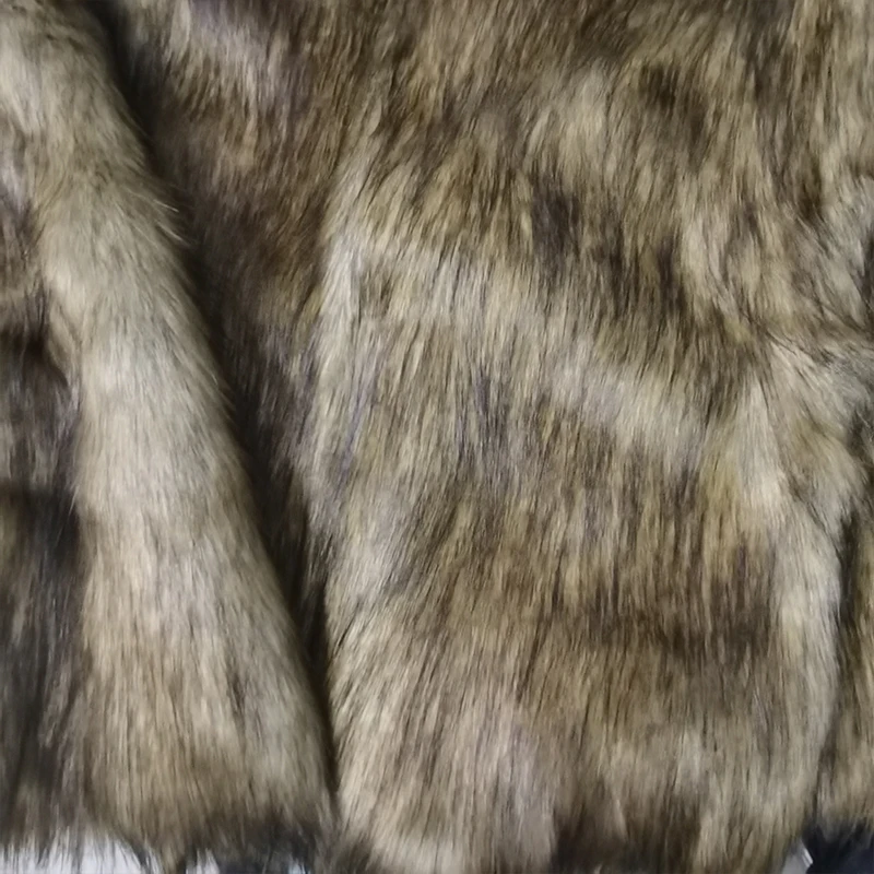 170cm Wide,Good,4-5cm Fur,Lion Faux Fur Fabric,Brown Soft Plush,Faux Wolf Fur Fabric,Sewing Material,Diy,Coat Collar Clothing