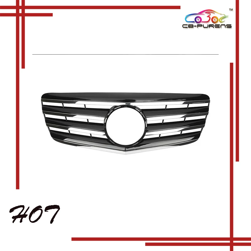 

2007-2009 For Mercedes Benz E-Class W211 Grill CL Style Front Bumper Racing Grille Black/Silver/White/Chrome ABS Plastic