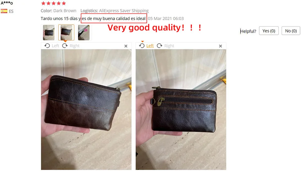 Nupugoo-Vintage kleine Geldbörse für Männer, Mini-Brieftasche, Echt ledertasche, braune lässige kleine Tasche, Reiß verschluss tasche, Schlüssel geld – Detail 21