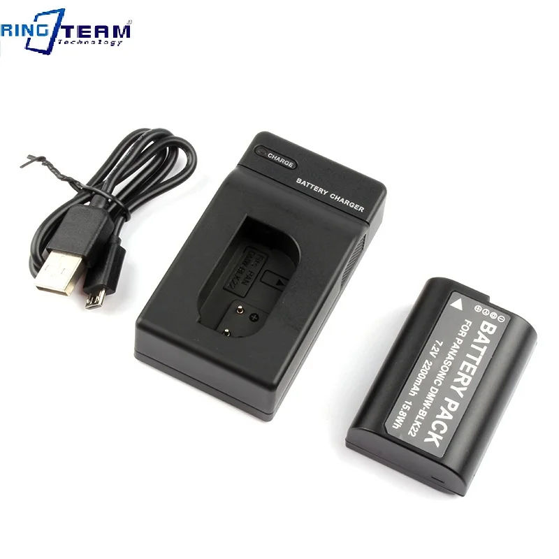 SLR Camera Seat Charger DMW-BLK22  DMWBLK22 DMW BLK22 Suitable for Panasonic DC-S5 DC-S5K S5 Battery Single Charger