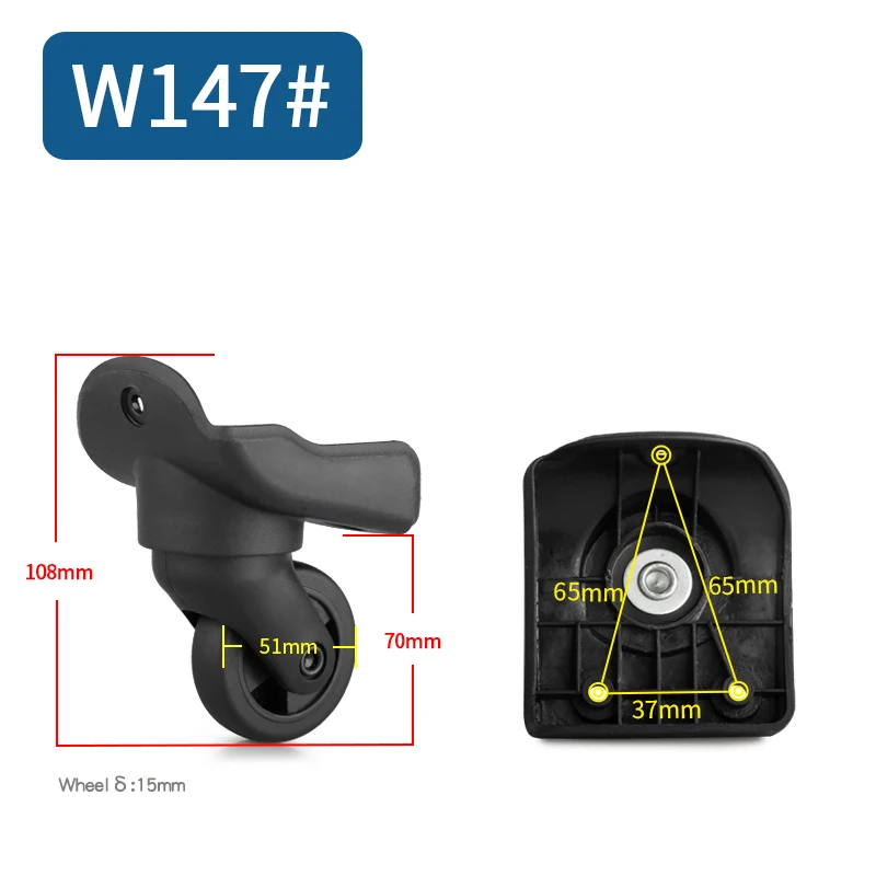 Luggage reel, travel trolley case, universal pulley, aircraft wheel, universal replacement 20 inch 28 inch