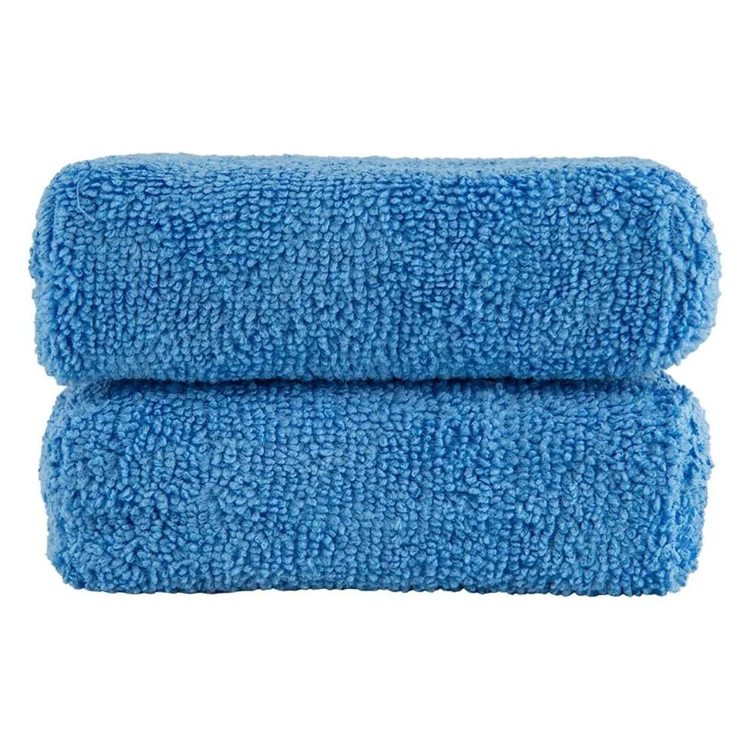 hand waxing sponge Square Microfiber Applicator Car Multipurpose Blue Microfiber Polishing Sponge Car Care Refurbishing Tool